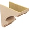 Ekena Millwork 11"W x 22"D x 22"H Classic Diane Rough Cedar Woodgrain TimberThane Corbel, Primed Tan CORUR11X22X22DIARCPR - alternate 5